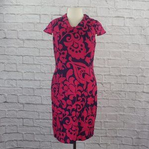 Talbots Pink and Purple Floral Dress